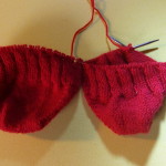 sock knitting