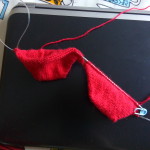 sock knitting