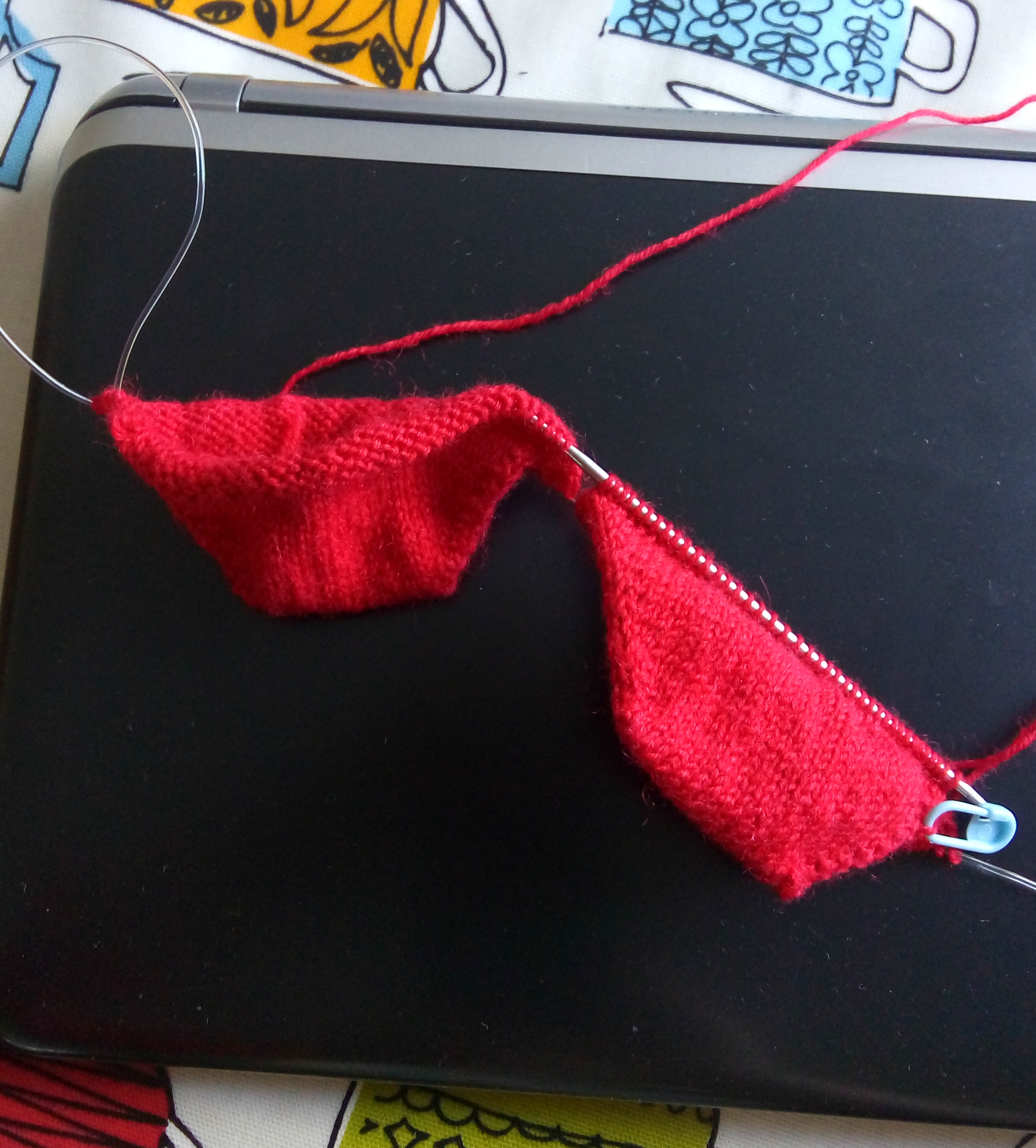 sock knitting